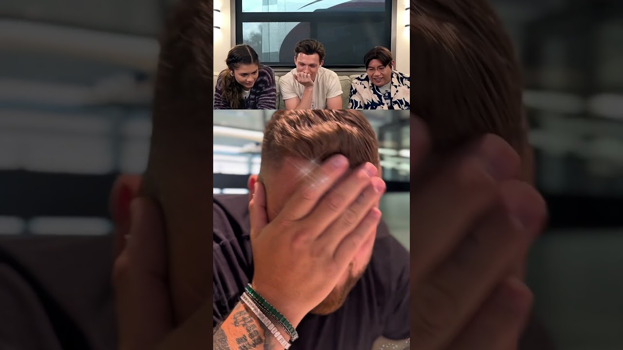 Tom Holland React Viral Videos  #tomholland #funny #trynottolaugh #reaction