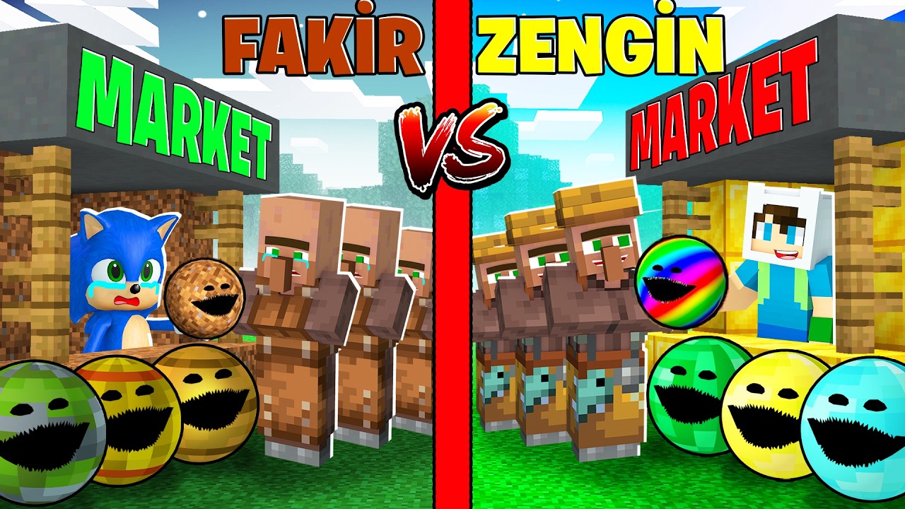 ENES VS BEBEK SONİC KORKUNÇ AY MARKET SAVAŞI 😱 Minecraft