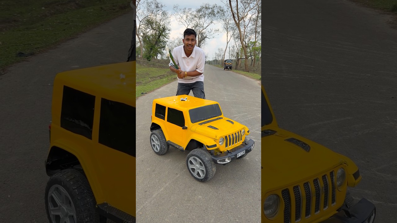 Hand made Yellow RC Thar Demigod