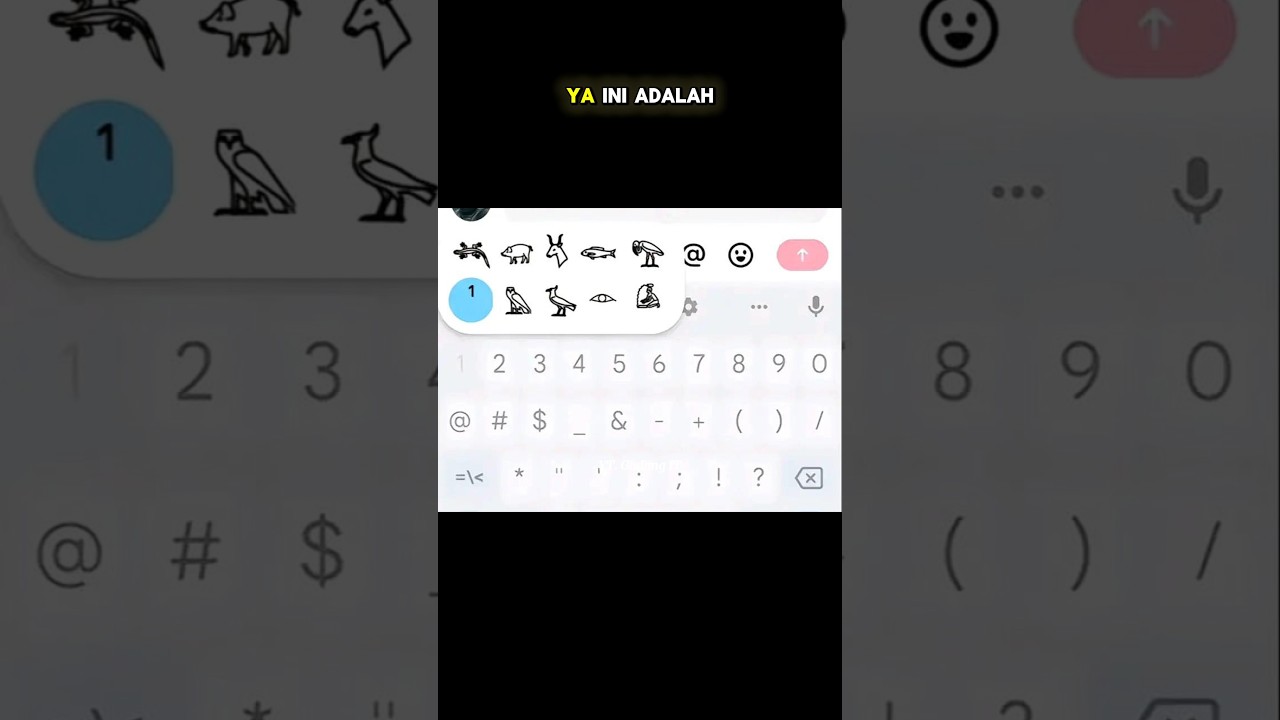 CARA MEMUNCULKAN EMOJI TERSEMBUNYI DI HP KITA #fyp #gudangit