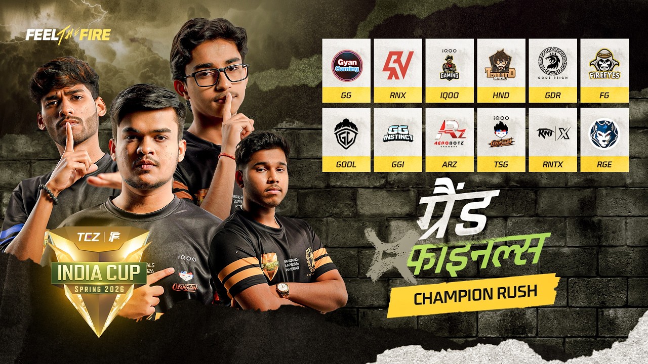 🔴 [HINDI] TEZ FFMIC 2026 Spring | Grand Finals - Champion Rush