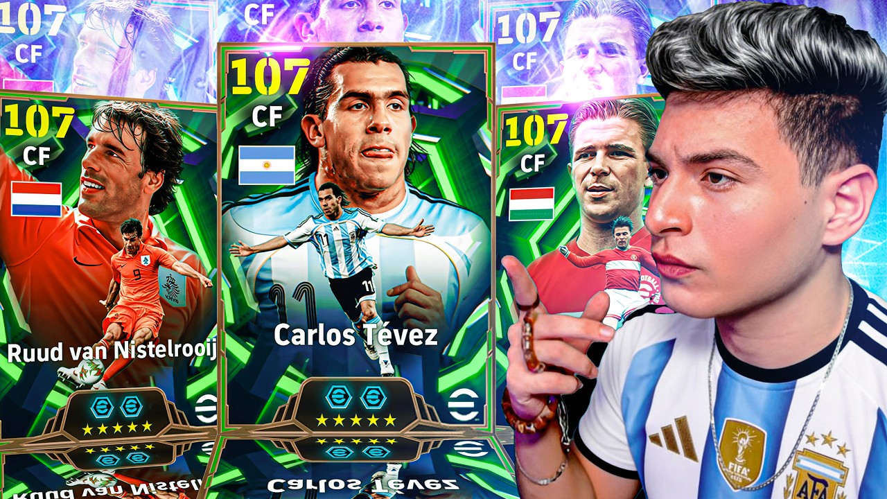 تفجير بكج الثلاثي المرعب كامل بيوصلوا 107🤯 بوشكاش، تيفيز، فان نيستلروي🔥 | eFootball 2026