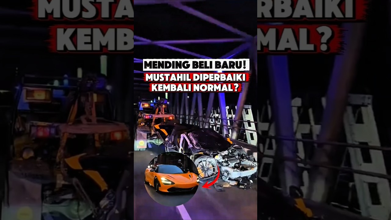 harga perbaikan setara beli baru?! #shorts #otomotif #faktaotomotif #mclaren #720s #supercar #car