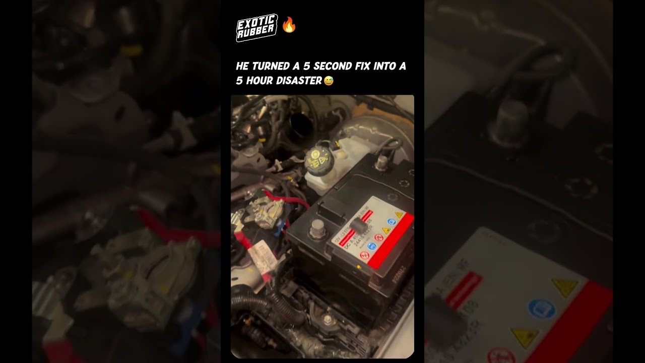 Turned a 5 second fix into a disaster