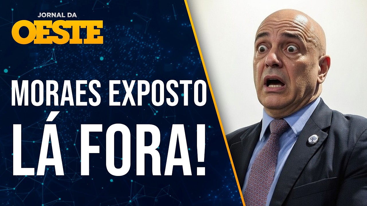 STF X BOLSONARO: Canetada de Moraes contra Flávio choca imprensa internacional