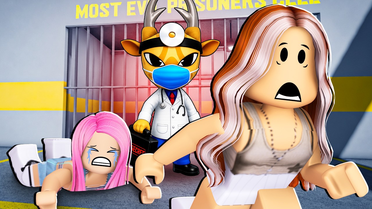 ESCAPAMOS DA PRISÃO DO DOUTOR HARLLOW no ROBLOX
