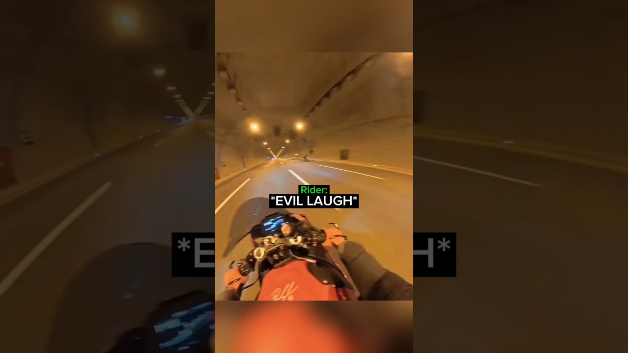 Biker Speaks to His Bike..