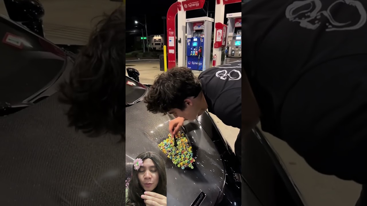 MOBIL SPORT JADI TEMPAT MAKANAN ⁉️#automobile #funny #satisfying #trending #supercars