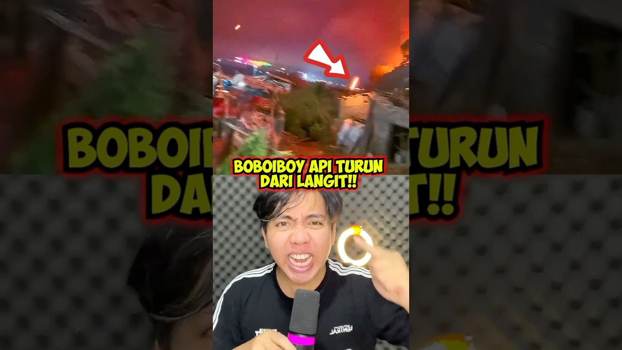BOBOIBOY API TURUN DARI LANGIT!! #shorts #boboiboy #upinipin