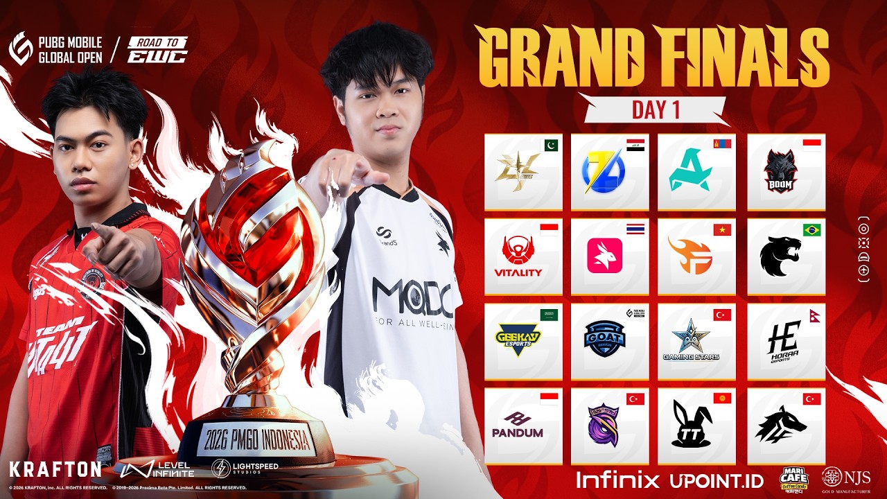 [ID] 2026 PMGO S1 Main Event | Grand Finals | Day 1 | PUBG MOBILE GLOBAL OPEN Season 1