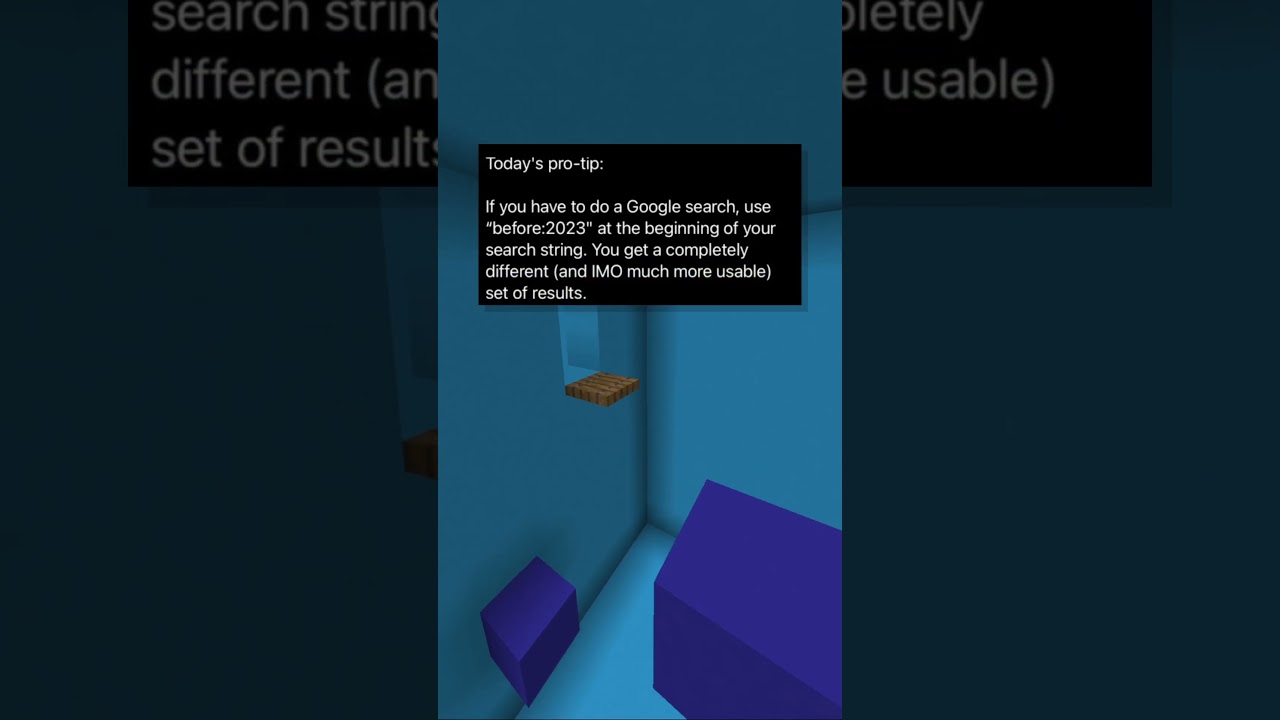 Google Pro-Tip! - Published by Chell