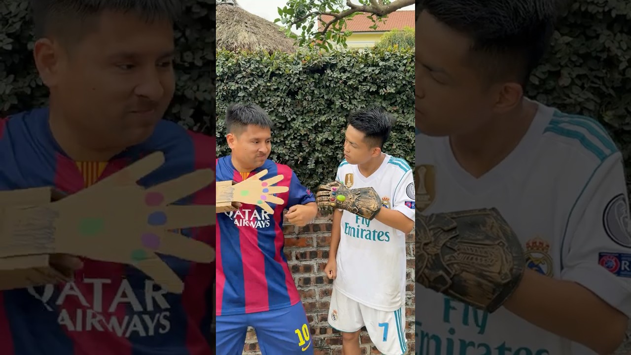 messi destroys ronaldo's toys and the truth