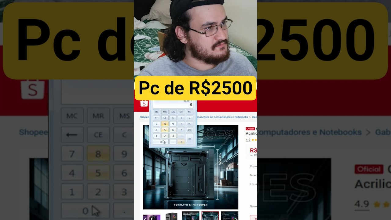 Qual PC montar por 2500 reais?  #shorts
