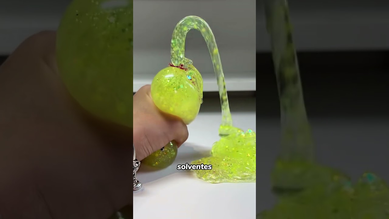 por que um SQUISH EXPLODE quando você passa ESMALTE nele?