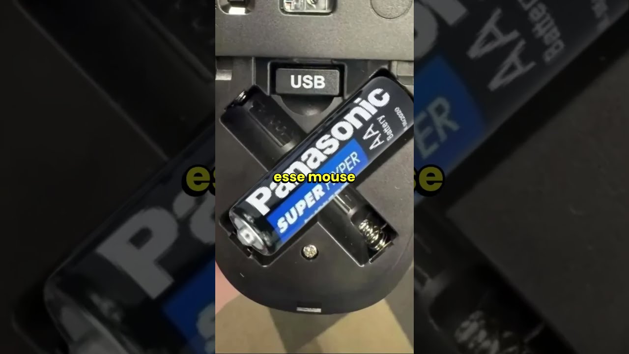 ESSE MOUSE USA UMA "PILHA X"? 🤔 #shorts #curiosidades