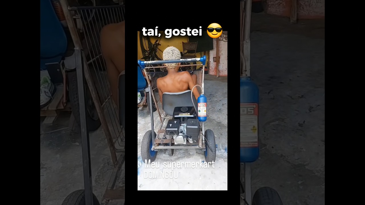 Transformaram o carrinho de mercado nisso 🤯 #meme #memes #memeshorts
