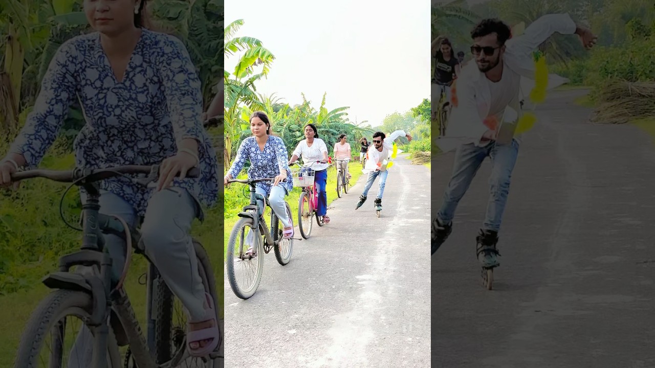 😤🤣 #skating #road #cycle #girl #funny #reaction #youtubeshorts #viralshorts #shortsvideo #shorts
