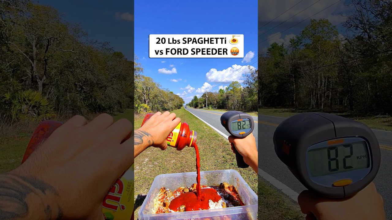 Throwing SPAGHETTI 🍝 at FORD Speeder 🤬