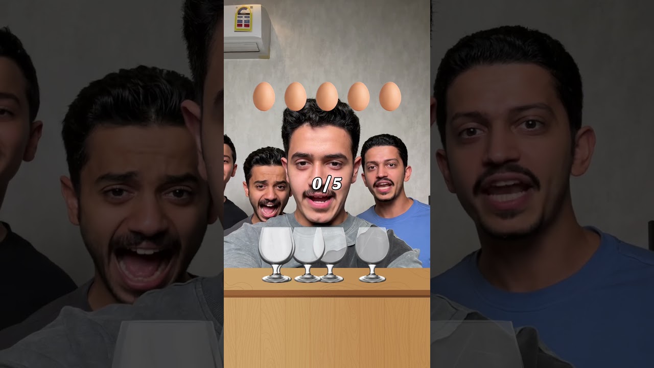 تحدي البيض 😂🥚