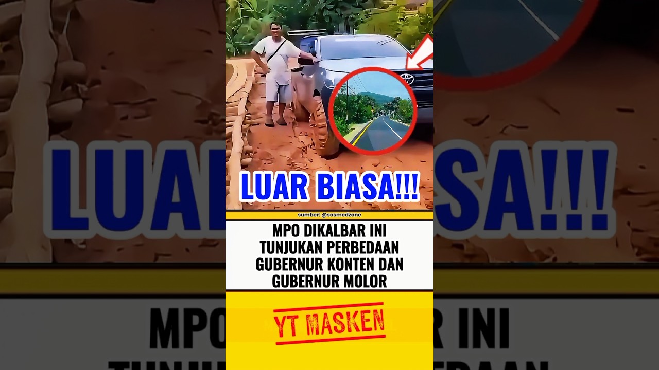 WARGA KALBAR TUNJUKAN PERBEDAAN GUBERNUR KONTEN DAN GUBERNUR MOLOR⁉️ #beritaterkini #trending #fyp