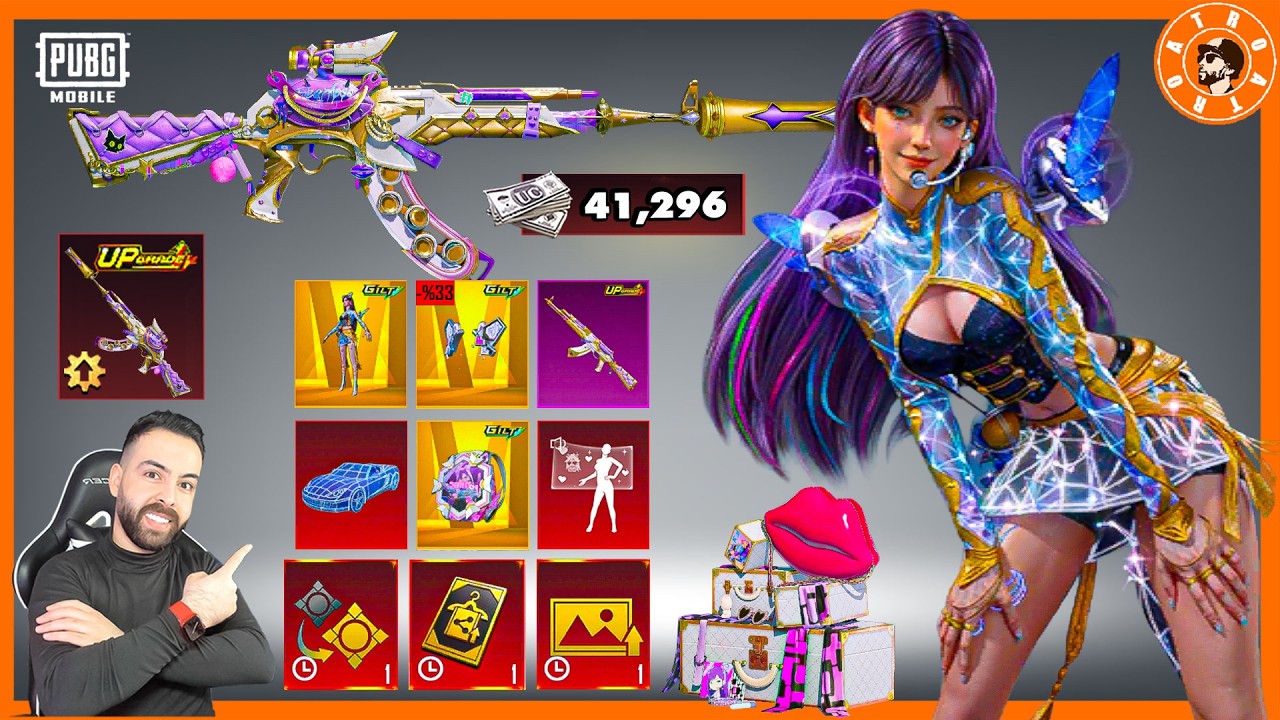 تفتيح وتطوير عجلة الذهبية #ببجي_موبايل #ببجي #pubgmobile