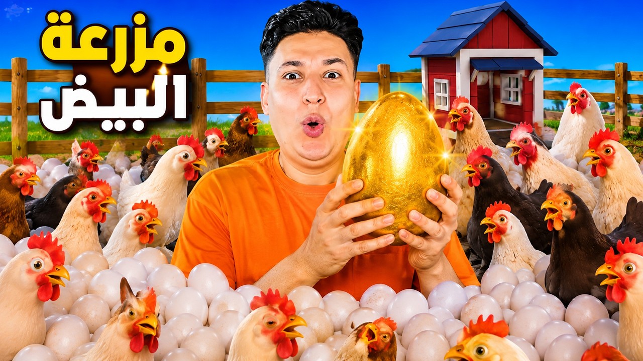 🥚 فتحت مزرعة فراخ جديدة.. وأول بيضة طلعت ذهب!! 😱✨