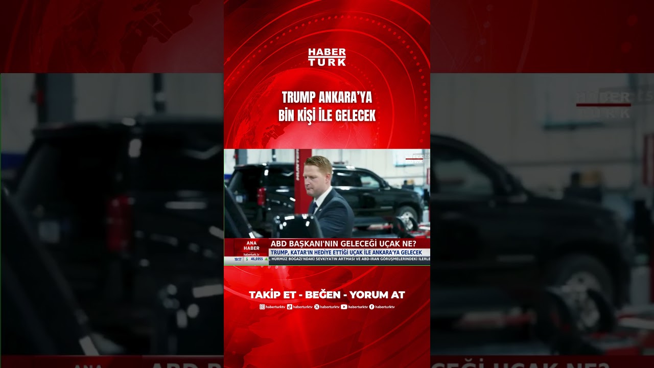 TAM 1000 KİŞİ İLE GELİYOR! ABD Başkanı Trump Ankara'ya yeni uçağı ve kalabalık bir ekiple gelecek!