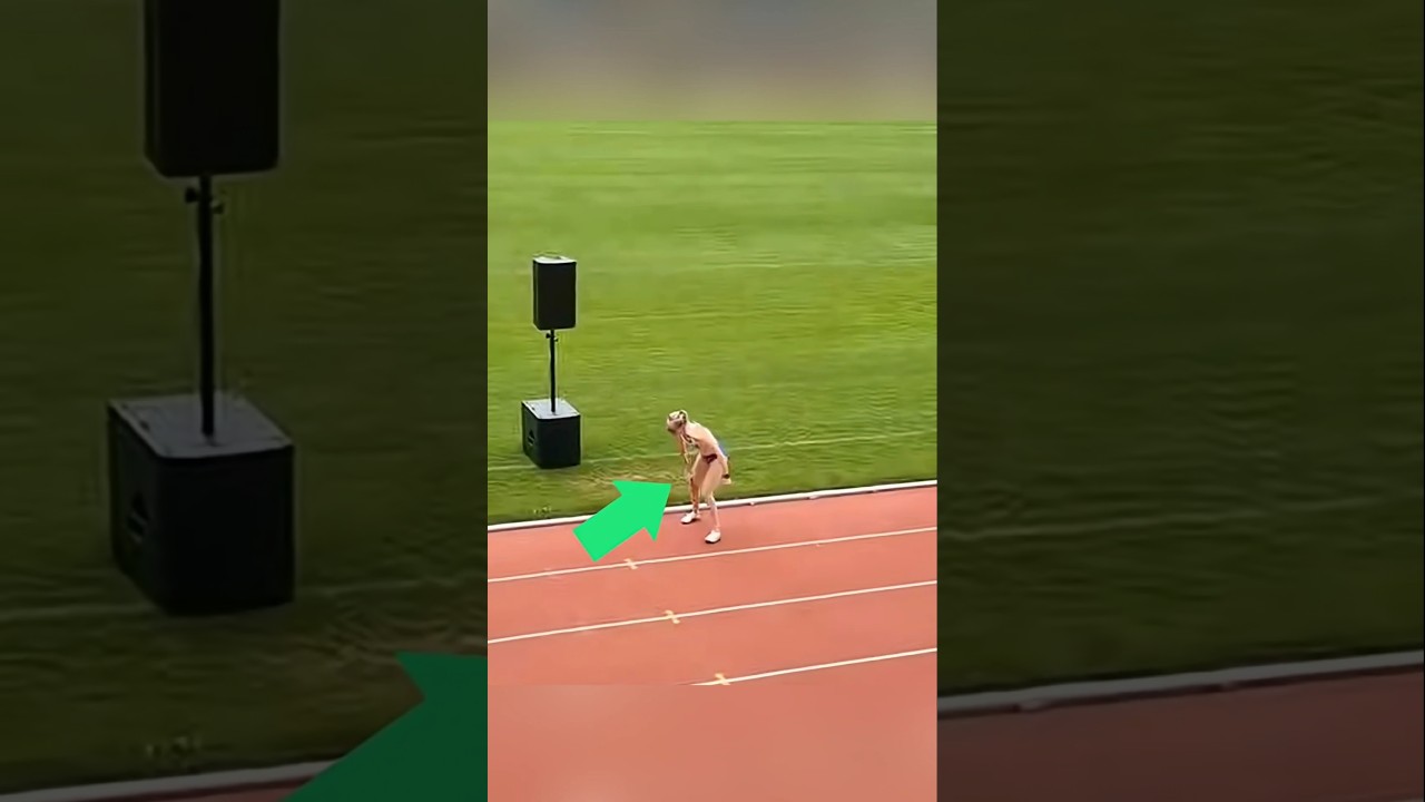 இந்த பெண்ணால் இதுக்கு மேல் ஓட முடியவில்லை !!