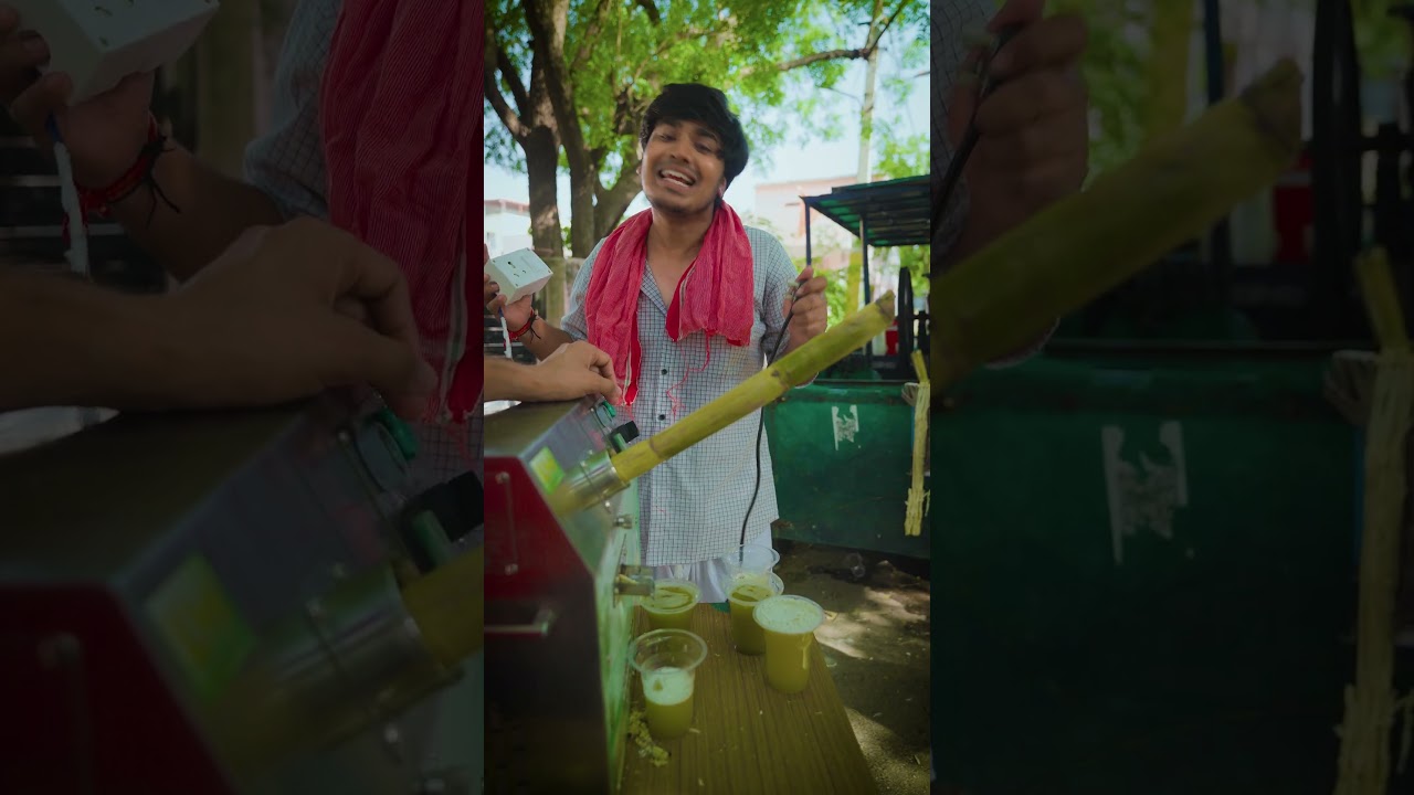 😂 पुरानी Ganna Machine vs Electric Machine — Ladki किसके पास गई? 😏⚡ #shortsindia