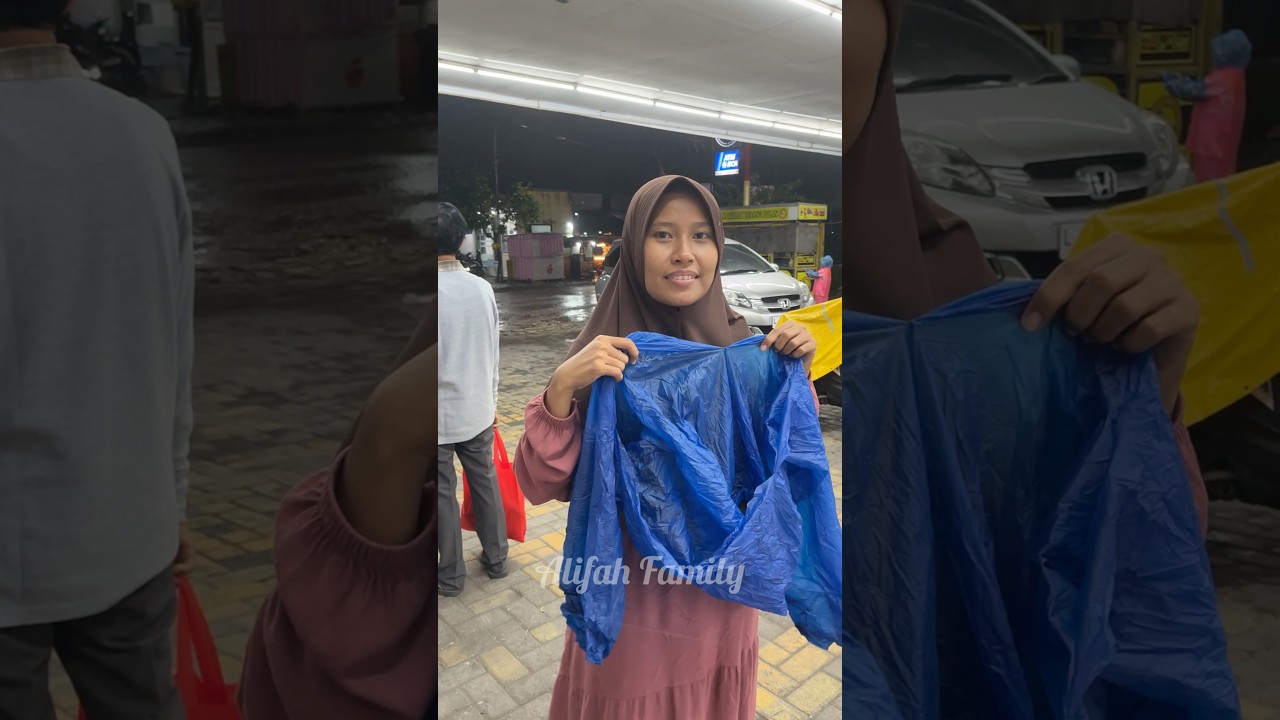 Beliin Mama Jas Hujan Baru Di Alfamart ‼️
