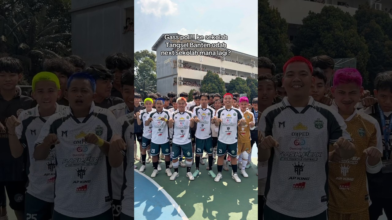 Kita harus ke sekolah mana lagi guys, komen gasken cyuuk!! #shorts #ompedvisual #lucu #bola