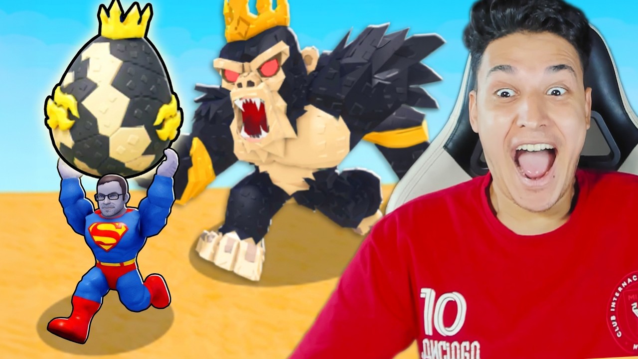 سرقة البيض من الغوريلا الكينج !!