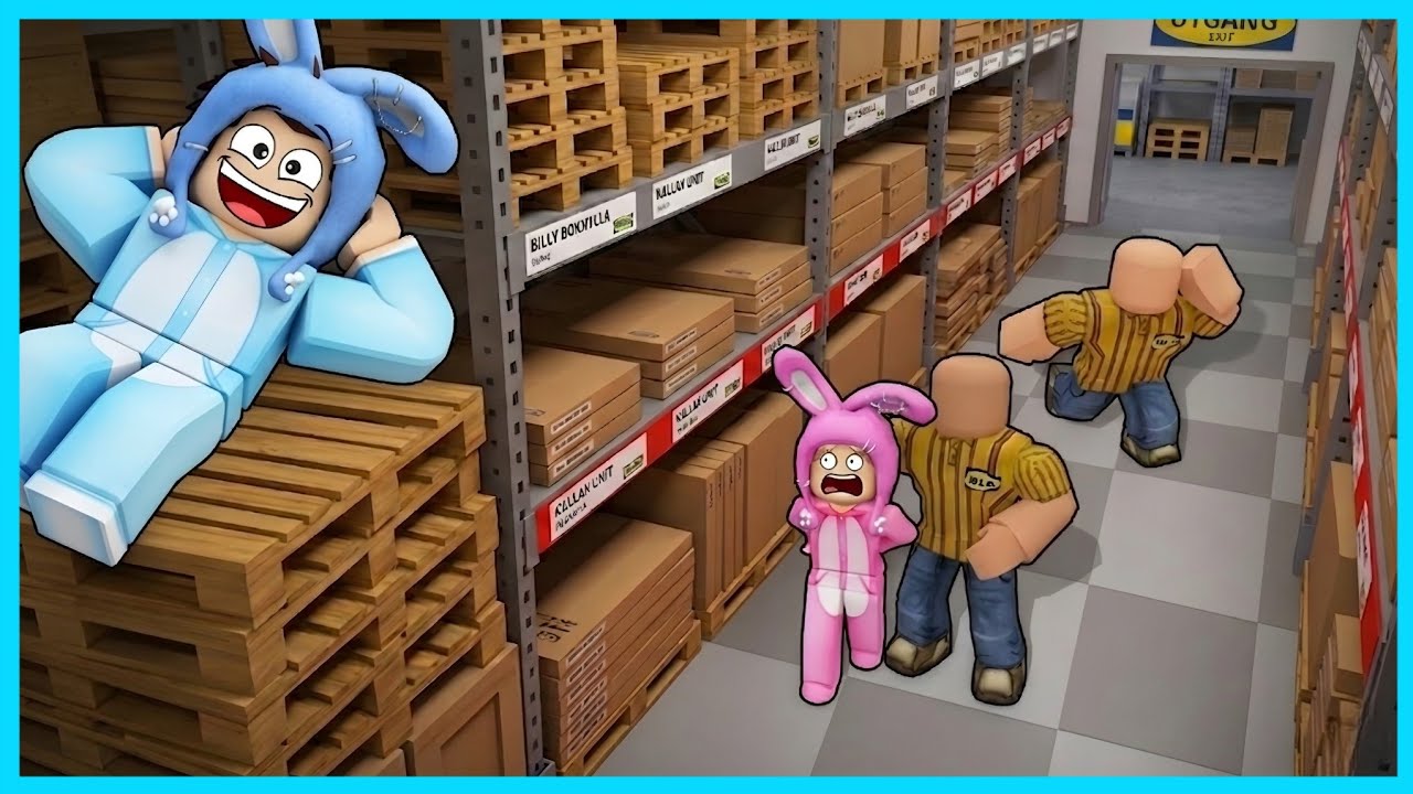 MIPAN & ZUZUZU BERTAHAN DI TOKO IKEA SCP 3008 SELAMA 100 HARI! ROBLOX