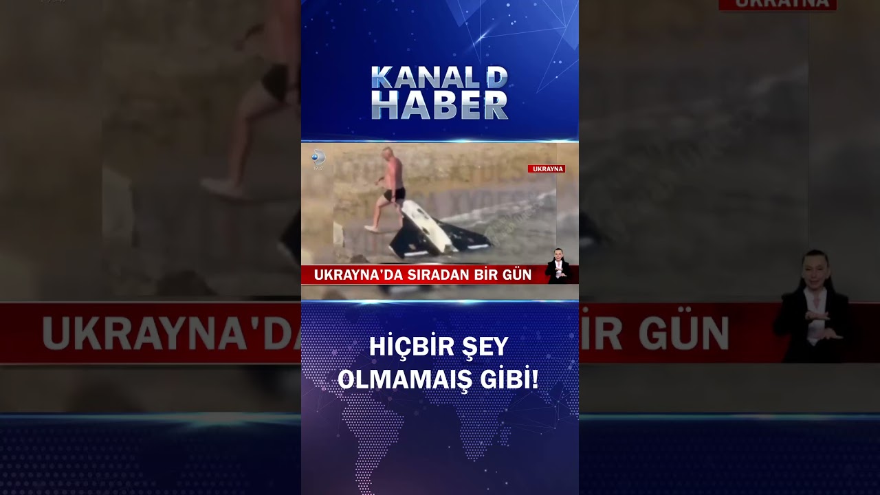 Ukrayna'da Denize Giren Adam İHA Gördü, Çıkartıp Yüzmeye Devam Etti