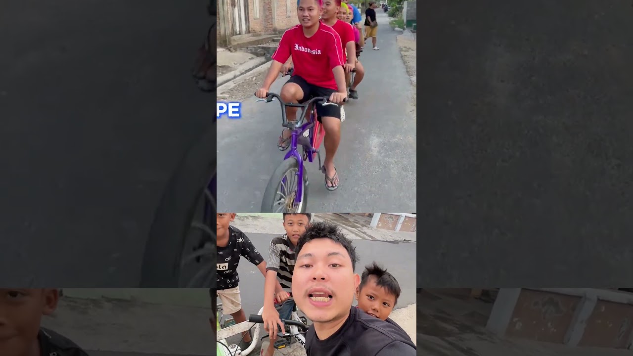 omped visual sepeda kembar 5 baris ??