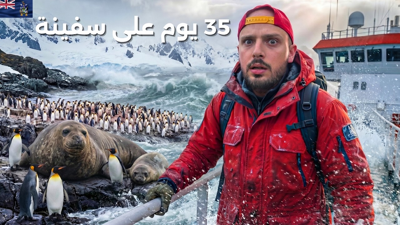 سافرت ٣٥ يوم على سفينة إلى أبعد جزر العالم!!