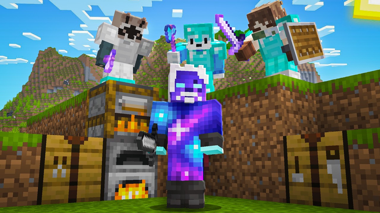 ماين كرافت سبيد رن ضد 3 لاعبين يحاولوا يقتلوني!