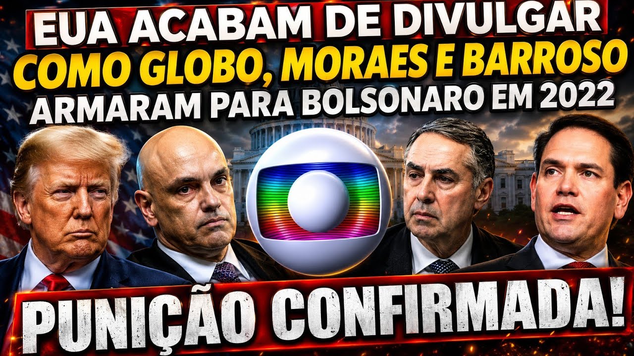 🚨URGENTE! ACABAM DIVULGAR PROVAS DE MORAES, GL0B0 E BARROSO SOBRE USAID EM 2022 NO BRASIL