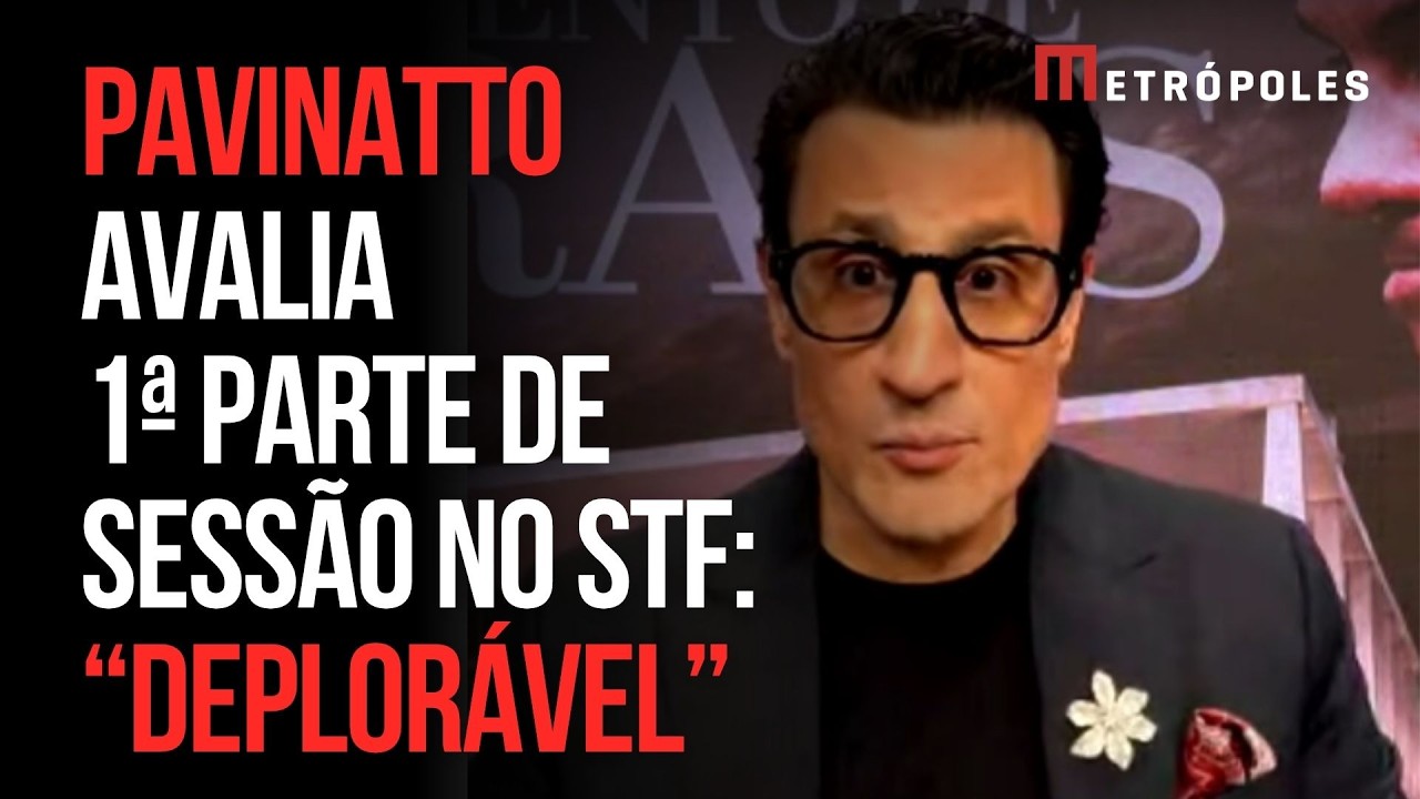 Pavinatto: “O potencial réu votar é uma vergonha” no STF