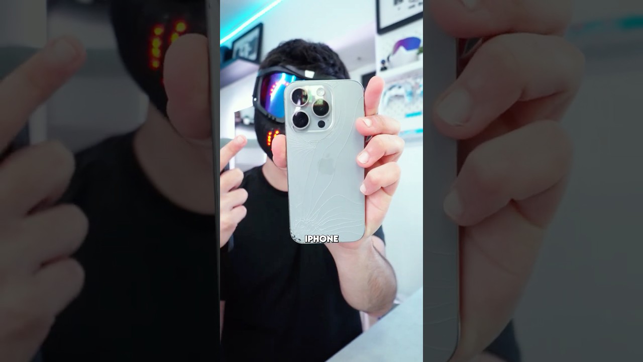 Consertei meu iPhone quebrado...