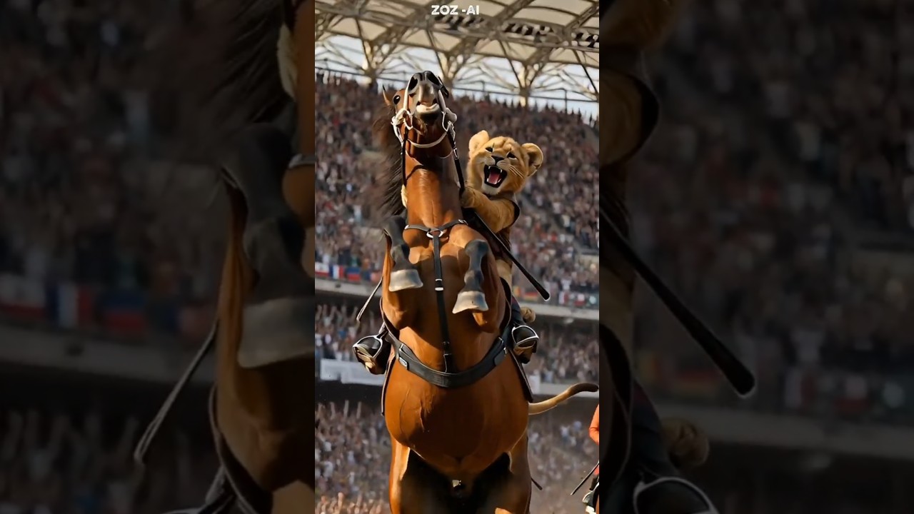 سمبا و السباق بالحصان عنتر بعد إصابته في البطوله بدشوف حصل اي؟!😱♥️") (عبره مؤثره)#shorts