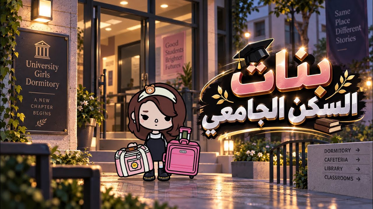 بنات السكن الجامعي🏘️✨ || سكن المشاغبات 😵‍💫🔥 - الحلقة 1 