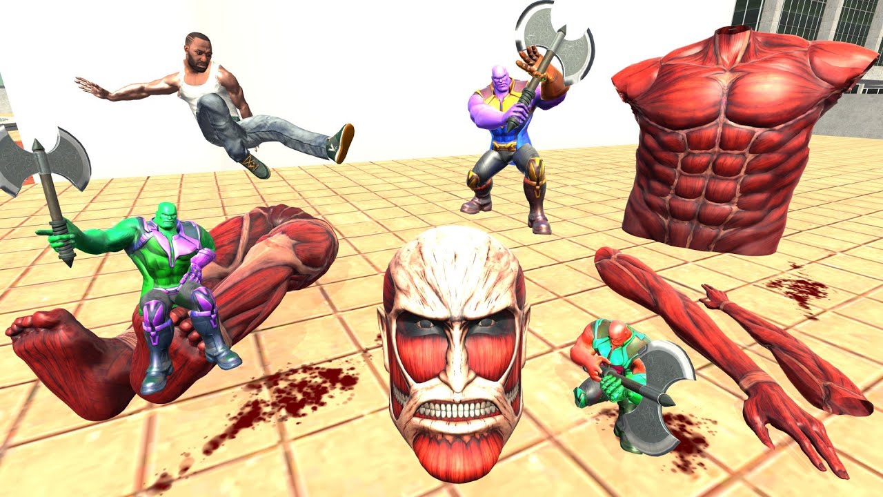 Franklin Found Titan Body Parts In Indian Bike Driving 3d