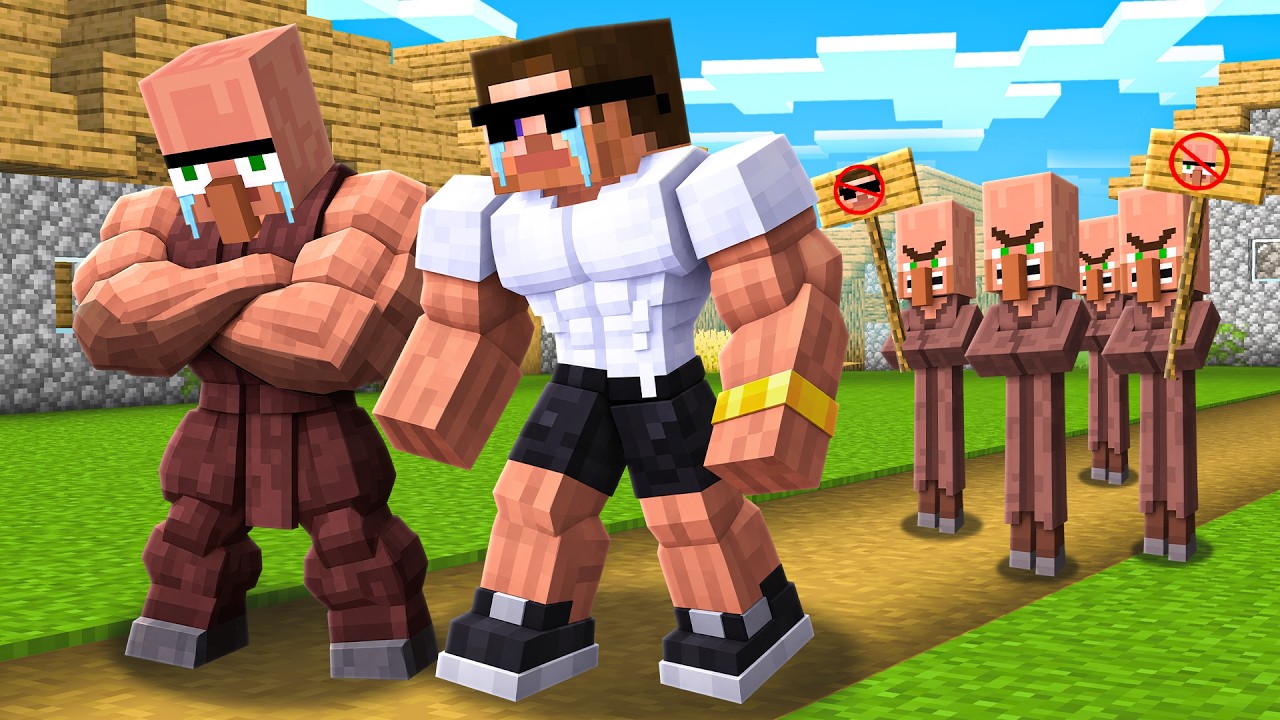 Weak Villager Kicked Bodybuilder Carry & Doorbin Out of Village..