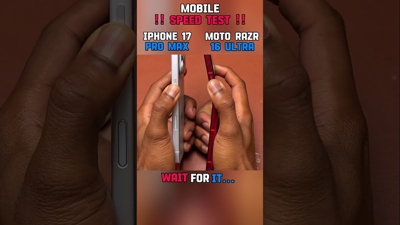 ☠️⚡IPHONE 17 PRO MAXVS MOTO RAZR 60 ULTRA-SPEED TEST!!🚀