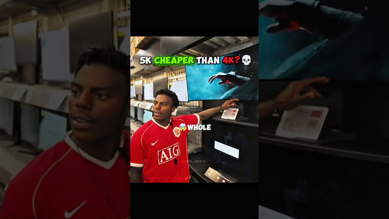 IShowSpeed Gets Confused by 4K vs 5K Monitor Prices 💀