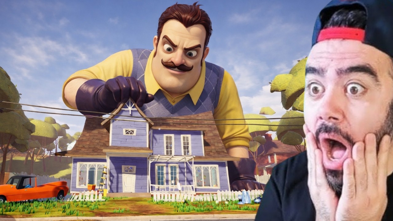 DEV WILSON BIZI KOVALADI ÇOK BÜYÜK - HELLO NEIGHBOR MODS