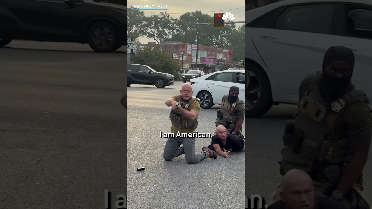 Federal agent fumbles firearm, waves it at bystanders in Maryland during ICE arrest | NBC4 - Published by NBC4 Washington