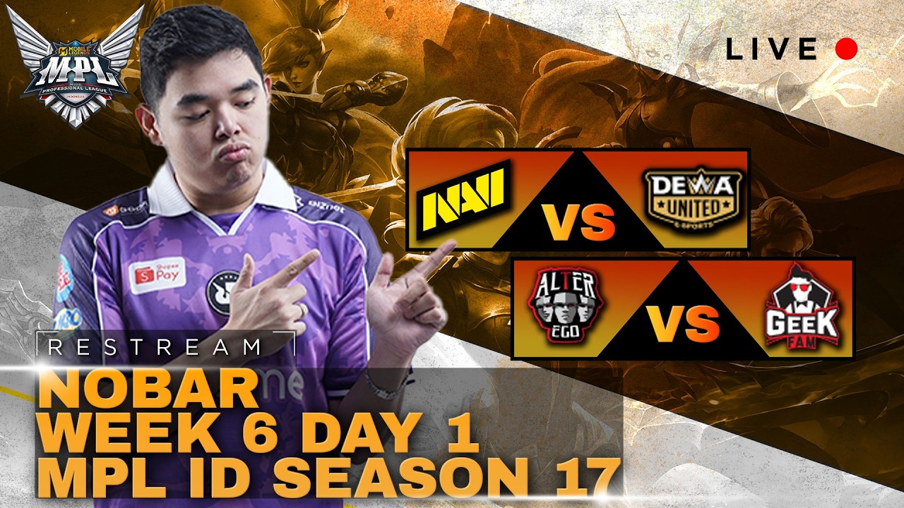 RESTREAM MPL ID S17!! GEEK VS AE #mlbbidcreator