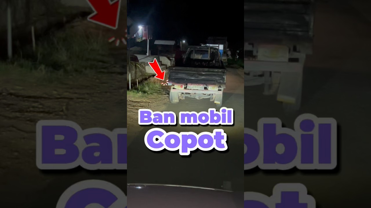 Ban mobil bapaknya Fahmi copot #minivlog #anakdesa #comedy